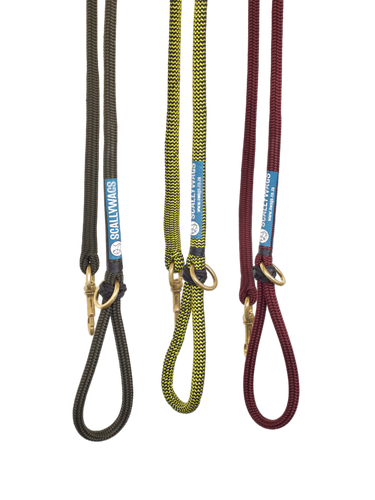 Scallywags is a local and authentic Cape Town based pet accessory brand specialising in high quality handcrafted strong, durable and reliable spliced rope dog leashes with solid brass clips and soft cork and neoprene handles.